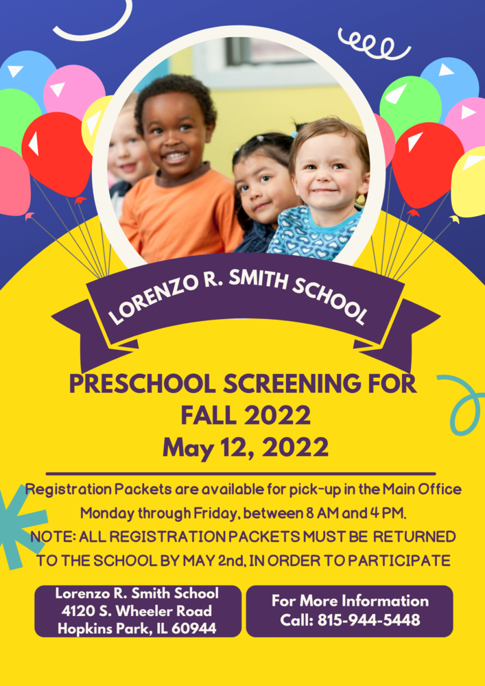 Preschool Screening (Fall 2022)