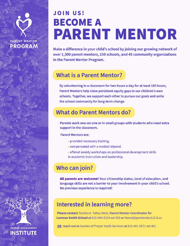 Parent Mentor-English